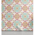 thumbnail image 1 of Ambesonne Moroccan Peel & Stick Wallpaper for Home, Pastel Floral Oriental, 13"x72", Almond Green Blush, 1 of 1