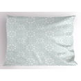 thumbnail image 1 of Ambesonne Moroccan Pillow Sham, Culture Elements Stars, 26" X 20", Seafoam White, 1 of 2