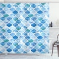 thumbnail image 1 of Ambesonne Moroccan Shower Curtain, Mosaic Pattern, 69"Wx75"L, Pale Blue, 1 of 3