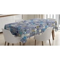 thumbnail image 1 of Ambesonne Moroccan Tablecloth Rectangular Table Cover, Mediterranean Vintage, 52"x70", Multicolor, 1 of 4
