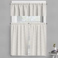thumbnail image 1 of Ambesonne Moroccan Valance & Curtain, Classical Line Pattern, 55"x45", Taupe White, 1 of 6