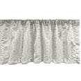 thumbnail image 1 of Ambesonne Moroccan Window Valance, Classical Line Pattern, 54" X 18", Taupe White, 1 of 3