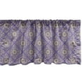 thumbnail image 1 of Ambesonne Moroccan Window Valance, Motif Vibrant Tones, 54" X 18", Blue Violet Pale Camel, 1 of 5