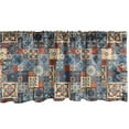 thumbnail image 1 of Ambesonne Moroccan Window Valance, Tunisian, 54" X 12", Dark Orange Slate Blue, 1 of 3