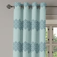 thumbnail image 1 of Ambesonne Morrocan Grommet Curtain Single Panel, Style Eastern, 50"x60", Pale Turquoise, 1 of 5