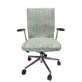 thumbnail image 1 of Ambesonne Mosaic Office Chair Cover Stretchable High Back, Irregular Terrazzo Shapes, Eggshell Multicolor, 1 of 6