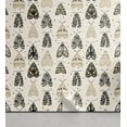 thumbnail image 1 of Ambesonne Moth Boho Peel & Stick Wallpaper for Home, Withcore Wings Print Goth, 13"x72", Eggshell and Pale Khaki, 1 of 1