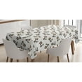 thumbnail image 1 of Ambesonne Motorcycle Tablecloth Rectangular Table Cover, Deep Deck Scooters, 60"x90", Almond Green Caramel, 1 of 4