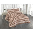 thumbnail image 1 of Ambesonne Mountains Quilted Bedspread Set 3 Pcs, Earthy Hills Landscape, Twin, Pale Chocolate and Tan, 1 of 4