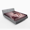 thumbnail image 1 of Ambesonne Movies Fitted Sheet, Directors Chair Seat, Full Size, Dark Mauve Dark Grey, 1 of 2