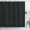 thumbnail image 1 of Ambesonne Mudcloth Shower Curtain, Traditional Folk, 69"Wx70"L, Black and White, 1 of 3