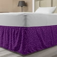 thumbnail image 1 of Ambesonne Multi-color Gathered Microfiber Bed Skirt, Full, 1 of 2