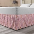 thumbnail image 1 of Ambesonne Multi-color Wrap Around Gathered Microfiber Bed Skirt, King, 1 of 2
