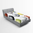 thumbnail image 1 of Ambesonne Multicolor Fitted Sheet, Sports Balls Pattern, Twin Size, Multicolor, 1 of 2