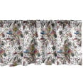 thumbnail image 1 of Ambesonne Multicolor Window Valance, Flora Pattern, 54" X 12", Multicolor, 1 of 5