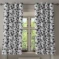 thumbnail image 1 of Ambesonne Music Grommet Curtain, Grunge Electric Guitars, 50" x 63", Black Grey White, 1 of 6