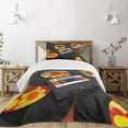 thumbnail image 1 of Ambesonne Music Quilted Bedspread Set 2 Pcs, Cassette Vinyl 70s, Twin Size, Multicolor, 1 of 5