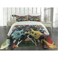 thumbnail image 1 of Ambesonne Music Quilted Coverlet 3 Pcs, Collage Instrument Joyful, Queen Size, Multicolor, 1 of 4