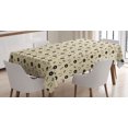 thumbnail image 1 of Ambesonne Music Tablecloth Rectangular Table Cover, Retro Records Headphones, 60"x90", Cream Black, 1 of 3