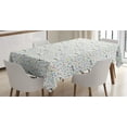 thumbnail image 1 of Ambesonne Music Tablecloth Rectangular Table Cover, Vibes Notes Beat, 60"x90", Multicolor, 1 of 4