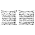 thumbnail image 1 of Ambesonne Music Throw Pillow Cover 2 Pack, Notes on the Clef, 16", Black and White, 1 of 7