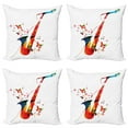 thumbnail image 1 of Ambesonne Music Throw Pillow Cover 4 Pack, Butterfly Orchestra Jazz, 16", Multicolor, 1 of 7