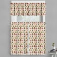 thumbnail image 1 of Ambesonne Music Valance & Curtain, Playing Teddy Bear, 55"x30", Multicolor, 1 of 6