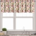 thumbnail image 1 of Ambesonne Music Valance Pack of 2, Playing Teddy Bear, 54"X12", Multicolor, 1 of 4