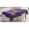 thumbnail image 1 of Ambesonne Nap Saying Tablecloth Rectangular Table Cover, Typography with Moose, 60"x84", Multicolor, 1 of 4