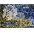 thumbnail image 1 of Ambesonne Native Jigsaw Puzzle Durable Cardboard, Old American Dreamcatcher, 1000 pcs, Indigo and Pale Yellow, 1 of 6