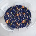 thumbnail image 1 of Ambesonne Nature Abstract Fitted Round Tablecloth, Paint Art Apples, 36"- 40" Diameter, Sand Brown Multicolor, 1 of 1
