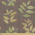 thumbnail image 1 of Ambesonne Nature Art Fabric by the Yard Upholstery, Autumnal Botany Leaves, 10 Yards, Dark Warm Taupe Green, 1 of 5