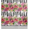 thumbnail image 1 of Ambesonne Nature Art Peel & Stick Wallpaper for Home, Hibiscus and Frangipanis, 13"x72", Pink Black Multicolor, 1 of 5