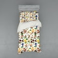 thumbnail image 1 of Ambesonne Nature Bedding Set 3 Pcs, Mushrooms Wild Organic, Twin, Multicolor, 1 of 2