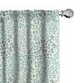 thumbnail image 1 of Ambesonne Nature Curtains, Leaf Braches Pattern, Pair of 28"x95", Sage Green Turquoise, 1 of 5