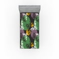 thumbnail image 1 of Ambesonne Nature Fitted Sheet, Abstract Moth Sketchy Print, Twin XL Size, Orange Pale Lilac, 1 of 5