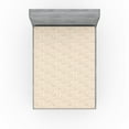 thumbnail image 1 of Ambesonne Nature Fitted Sheet, Branch Berry Illustration, King Size, Eggshell Almond, 1 of 5