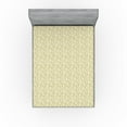 thumbnail image 1 of Ambesonne Nature Fitted Sheet, Leaves Botanical Style Art, Queen Size, Avocado Green Khaki, 1 of 5