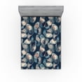 thumbnail image 1 of Ambesonne Nature Fitted Sheet, Wild Jungle Boho Butterfly, California King, Dark Sky Blue Dusk, 1 of 5