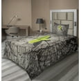 thumbnail image 1 of Ambesonne Nature Fitted & Top Sheet Set with Sham, Dried Earth Planet, Brown Green, 1 of 4