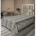 thumbnail image 1 of Ambesonne Nature Flat Bedding Sheet Soft Top Sheet, Exotic Jungle Leaves Sketchy, Twin, Charcoal Grey Pale Camel, 1 of 1