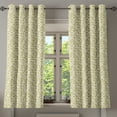 thumbnail image 1 of Ambesonne Nature Grommet Curtain, Leaves Botanical Style Art, 50"x60", Avocado Green Khaki, 1 of 1