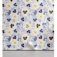 thumbnail image 1 of Ambesonne Nature Peel & Stick Wallpaper for Home, Floral Pansy Flowers Pattern, 13"x36", Ceil Blue Earth Yellow, 1 of 5
