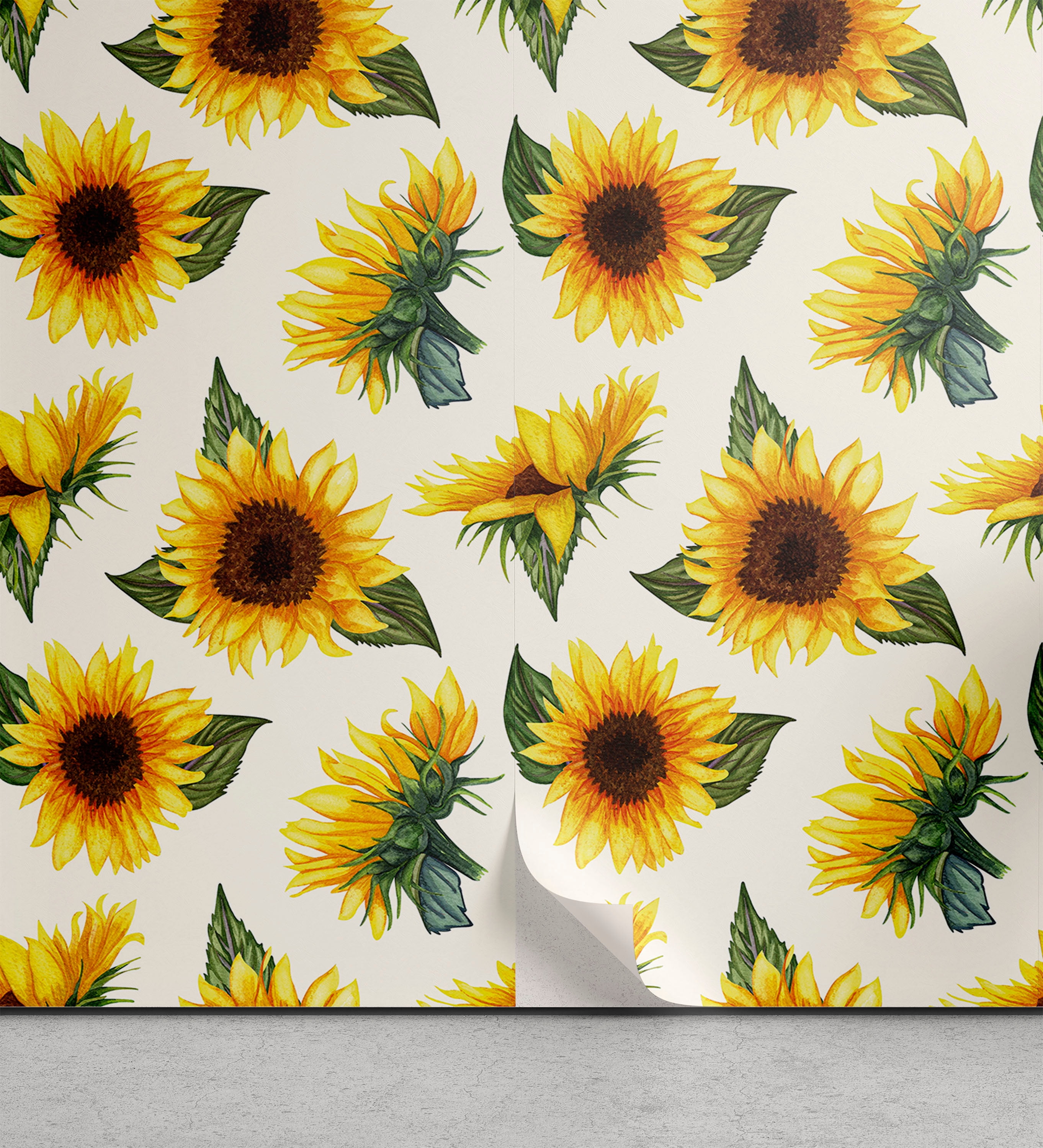 Best HD Pictures about  Sunflower Peel And Stick Wallpaper  with No AI Images