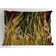 thumbnail image 1 of Ambesonne Nature Pillow Sham, Plant Forest Farm Leaves, 26" X 20", Multicolor, 1 of 2