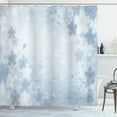 thumbnail image 1 of Ambesonne Nature Shower Curtain, Cherry Blossoms Pattern Art, 69"Wx70"L, Pale Blue, 1 of 4