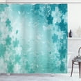 thumbnail image 1 of Ambesonne Nature Shower Curtain, Cherry Blossoms Pattern Art, 69"Wx84"L, Dark Turquoise, 1 of 4