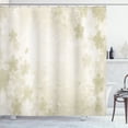 thumbnail image 1 of Ambesonne Nature Shower Curtain, Cherry Blossoms Pattern Art, 69"Wx84"L, Pale Mustard, 1 of 1