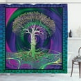 thumbnail image 1 of Ambesonne Nature Shower Curtain, Digital Psychedelic Art, 69"Wx75"L, Purple Fuchsia, 1 of 5