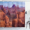 thumbnail image 1 of Ambesonne Nature Shower Curtain, South American Scenery, 69"Wx84"L, Brown Blue, 1 of 5